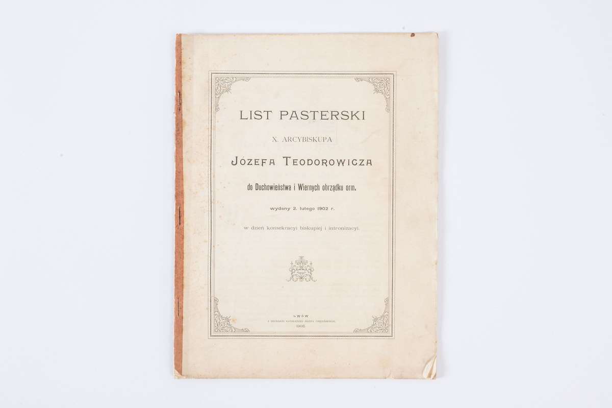 List pasterski Ks. Teodorowicza 