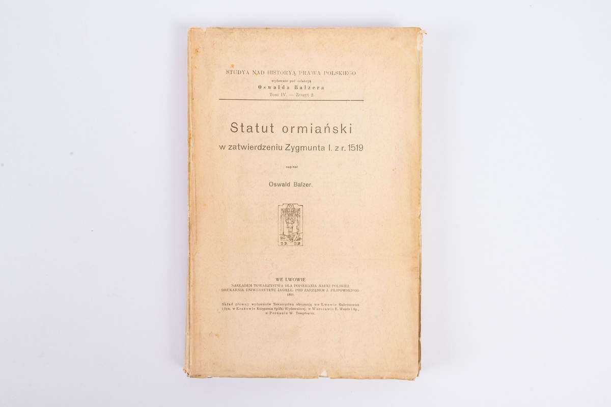 Statut ormiański w zatwierdzeniu Zygmunta I z r. 1519