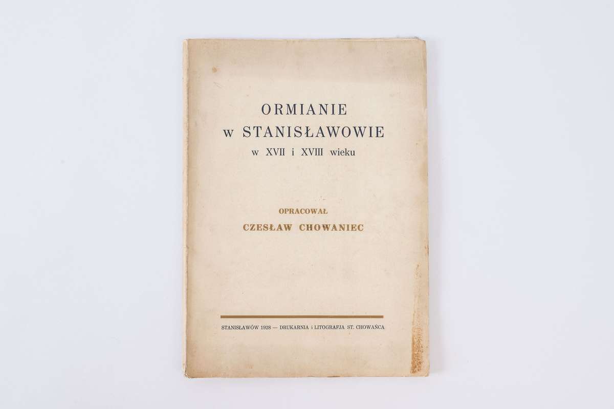 Ormianie w Stanisławowie w XVII i XVIII wieku