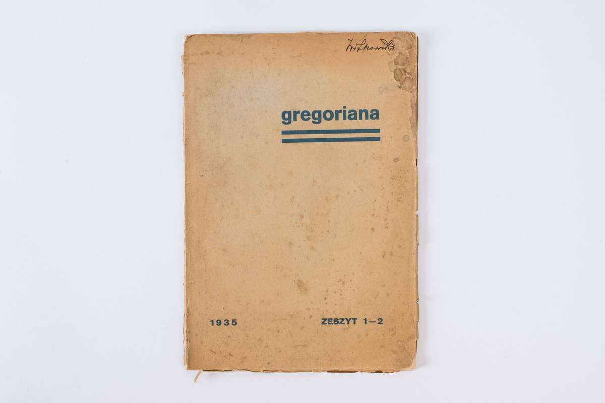 Gregoriana - zeszyty