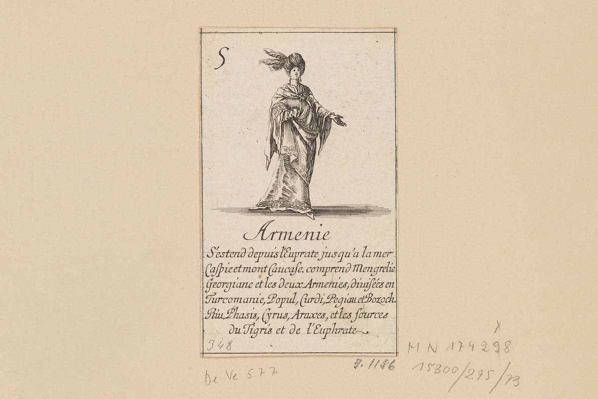 Armenia z serii geograficznych kart do gry